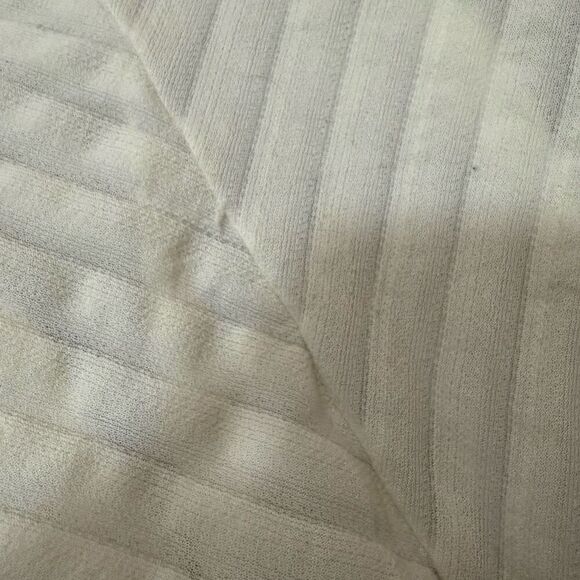 Vintage Sheer Panel Lace Lingerie Bodysuit V Neck Small Medium Stripe - Picture 4 of 7